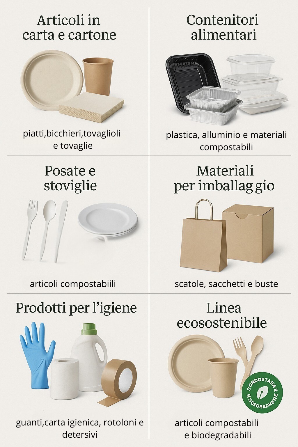 Prodotti Monouso
