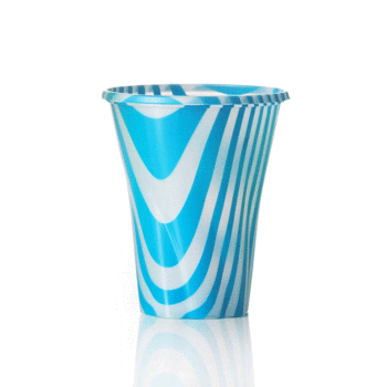 Bicchieri Drink Mix 250cc. Striatura Azzurra