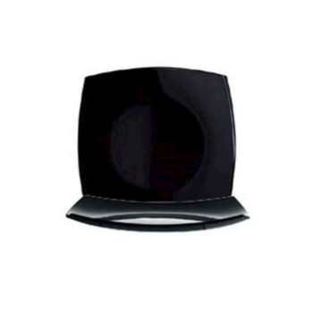 PIATTO PIANO QUADR. TRAS/NERO DIAM230 PZ25