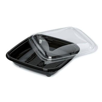 PIATTO QUADR. NERO 1200ML. FONDO INSALATA