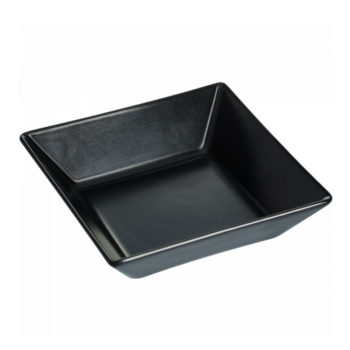 PIATTO QUADR. NERO 710ML.  PIANO CIBI CALDI