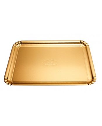 Vassoi cartone pasticceria oro